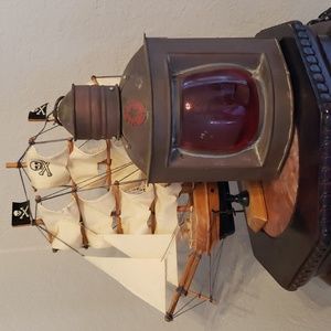 Antique Ships Port Side Signal Lantern